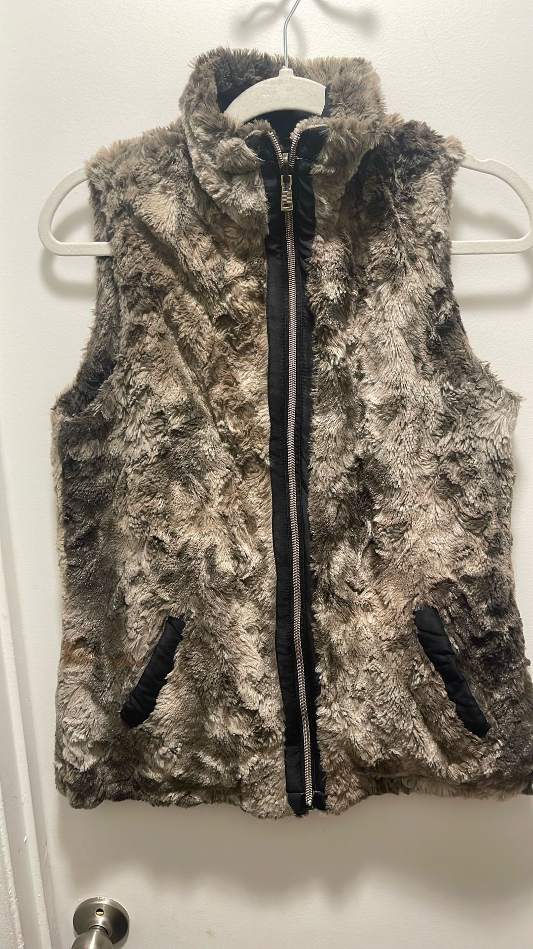 Fur Vest Size Small