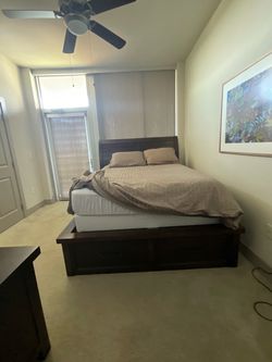 Queen bed