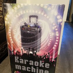 Karaoke Machine Bluetooth Fm Radio 