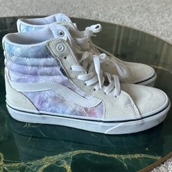Purple Blue Pastel Vans Women’s Size 7.5