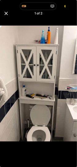 Over the toilet cabinet