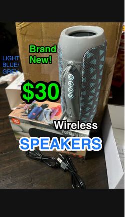 TG-117 Bluetooth Wireless Speaker (Hybrid Blue/Gray) for iPhone, Samsung USB C Similar to JBL Music Speakers