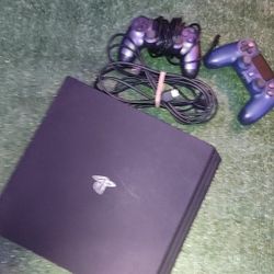 PS4 And 2 Controllers 