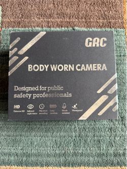 GRC X3H2 ExtremeHD Police Body Camera - 128 GB. Waterproof, Infrared NightVision - Open Box