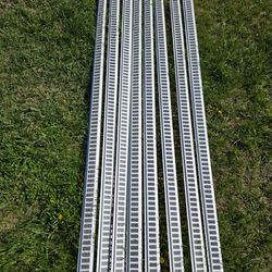 White soffit vent pieces