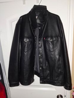 Levi's Black Leather Jacket