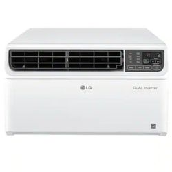 LG- 10,000 BTU 115V Window Air Conditioner Cools 450 Sq. Ft. with Dual inveter, Wi-Fi Enabled, and Remote in White lw1022ivsm