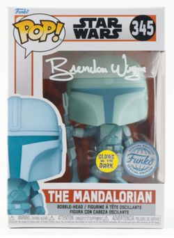 Funko Pop Star Wars The Mandalorian #345 Signed