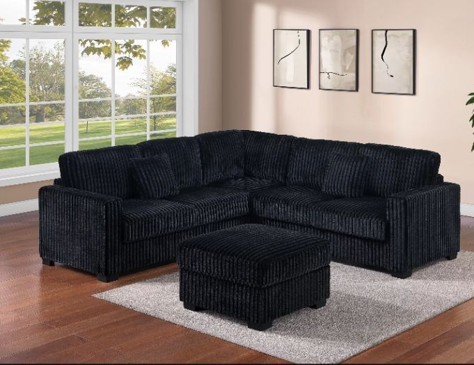 Sectional Sofa With Ottoman