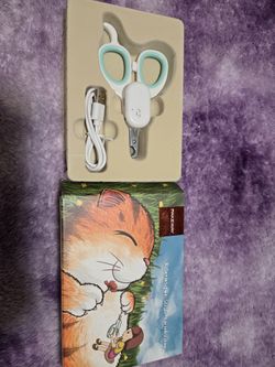 Pakeway Cat Trimming Nails Scissors With Light