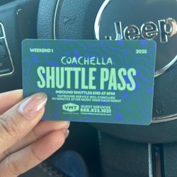 Coachella Shuttle passes 