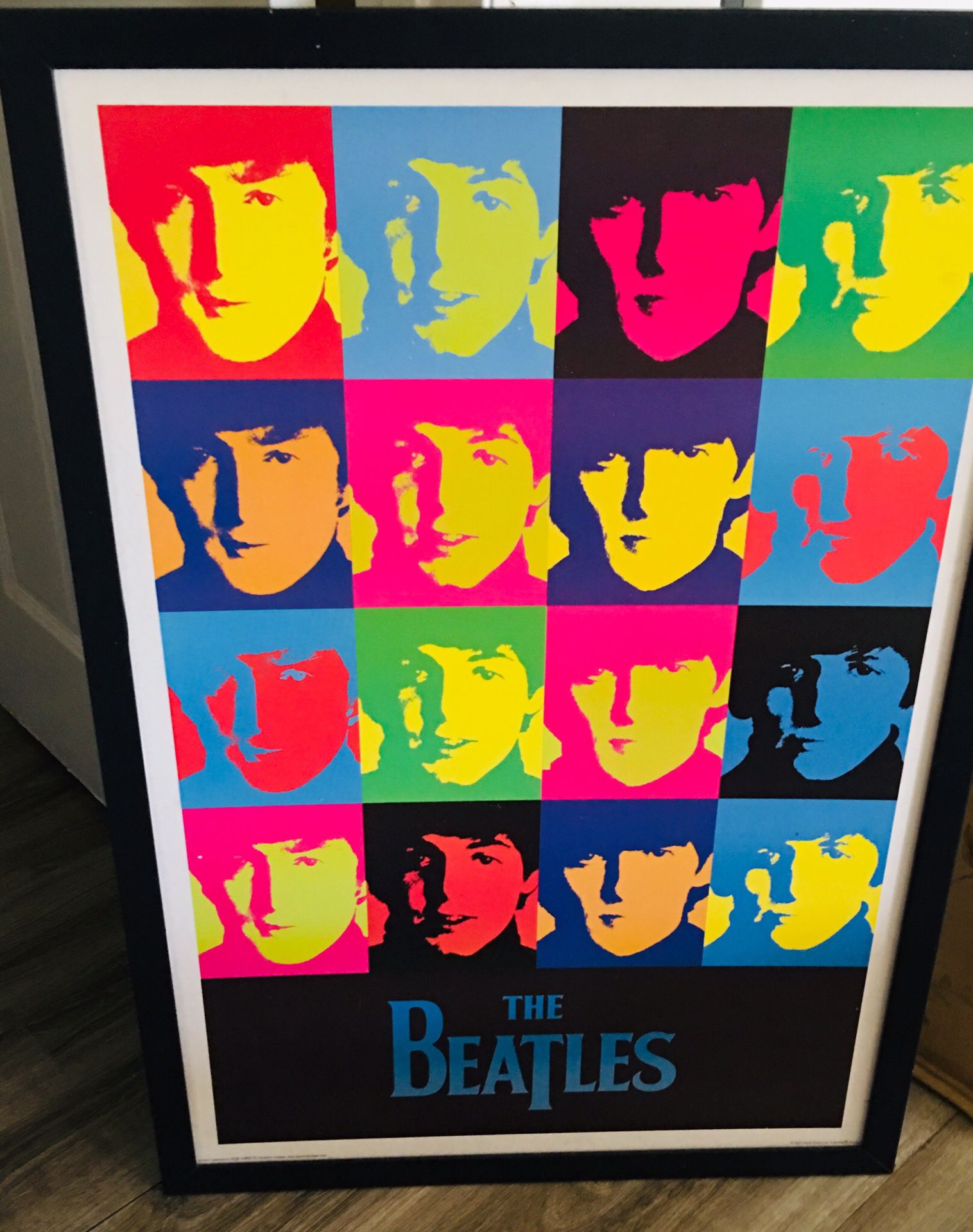 Large Beatles print