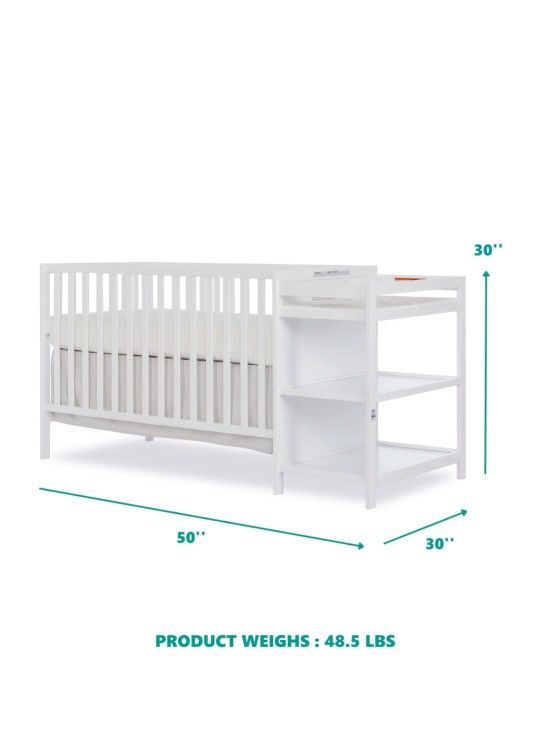 Crib with Changing Table