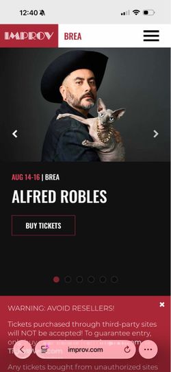Alfredo Robles at Brea improv 8/15 7pm show
