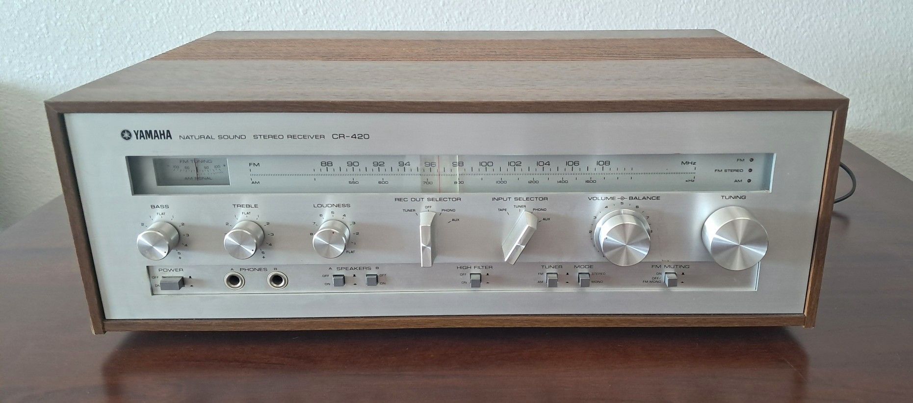 Vintage Yamaha CR-420 Receiver Audiophile