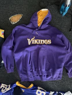Vintage Vikings Hoodie Xl