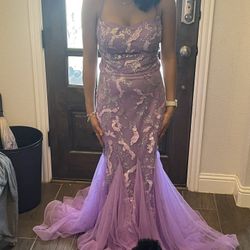 Lavender Formal / Prom Dress