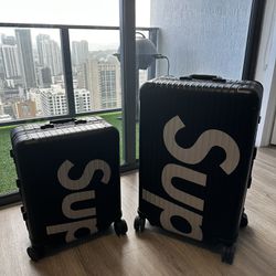 Rimowa x Supreme Luggage Carry On 45L And 82L Version for