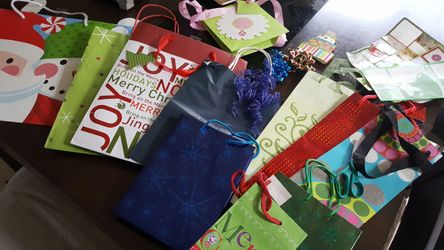 Christmas/Holiday Gift Bag/Gift Tags Lot