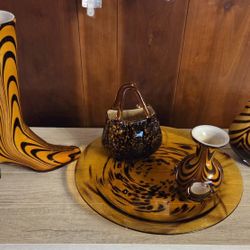 Glass Designer Style Vases And Decor 