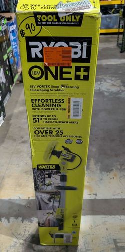 Ryobi Soap Dispensing Telescoping Scrubber