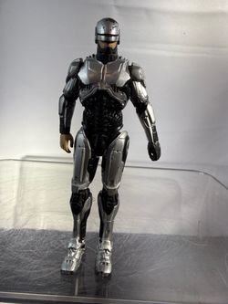 2014 Jada Toys RoboCop 6” Action Figure Silver Black Movie Sci-Fi Collectible