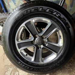 Jeep Rims And Tires - Set Of 5