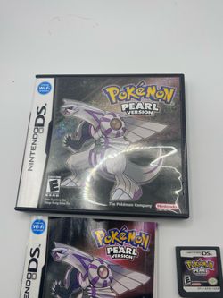 Nintendo DS Pokémon Pearl Version video game AUTHENTIC