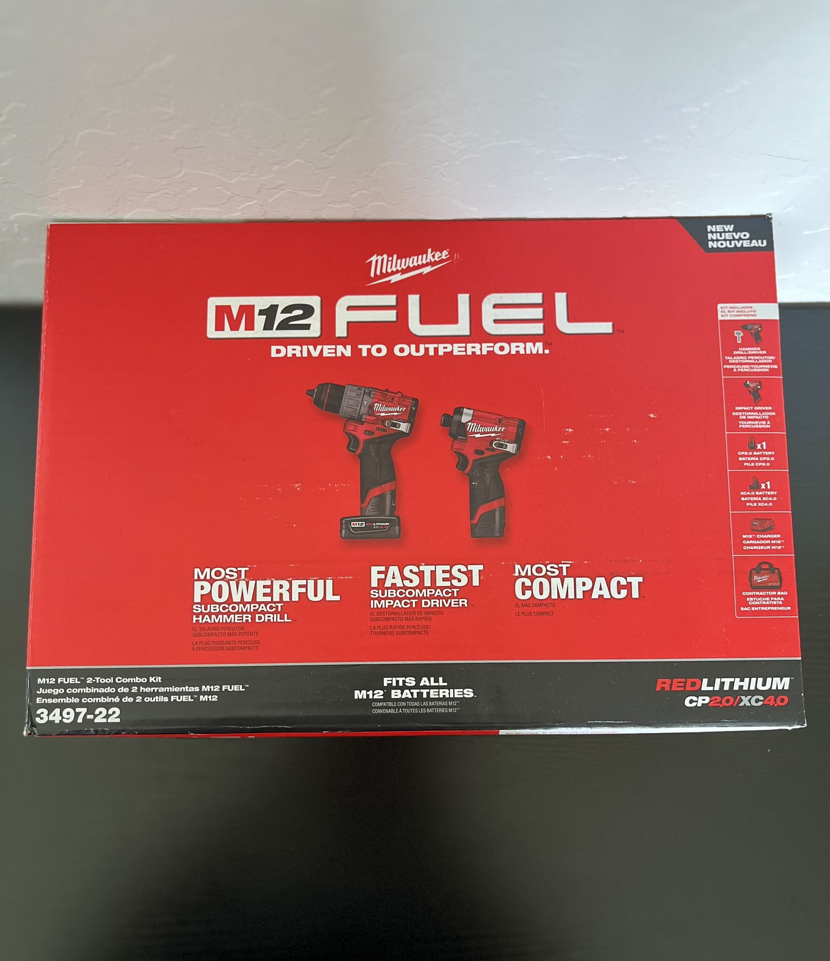 MILWAUKEE M12 FUEL 2-Tool COMBO KIT
