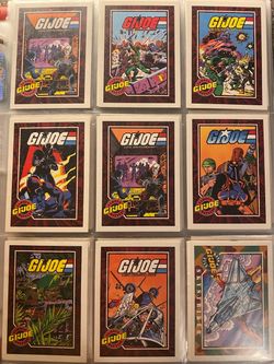 Retro G.I. Joe Cards Lot * Rare / Vintage / Mint *