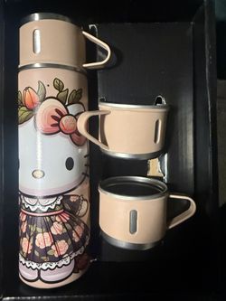 Hello Kitty Vacuum Flask Set