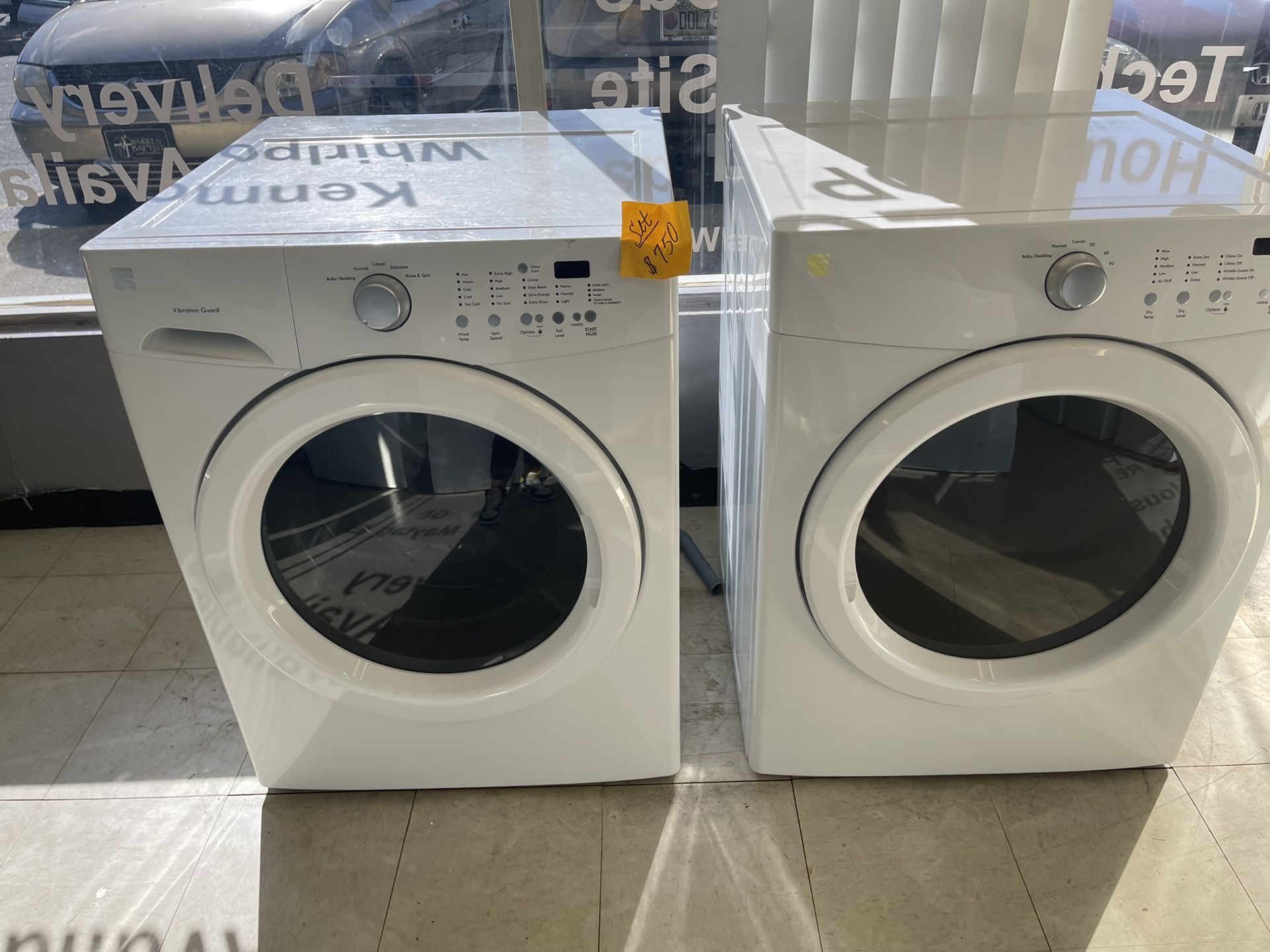 Kenmore Stackable Washer Dryer Set