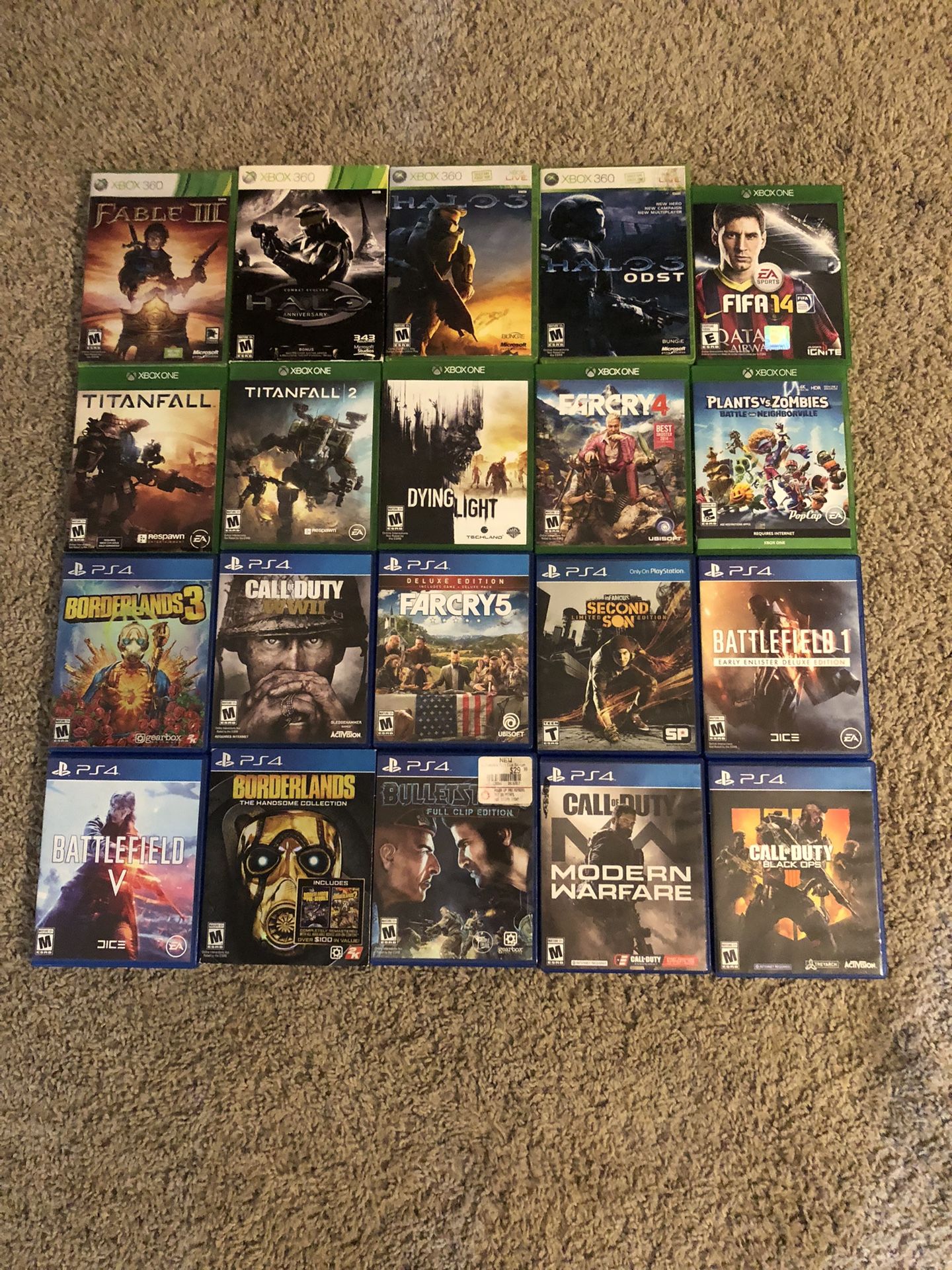 PlayStation 4 And Xbox One Games And Xbox 360