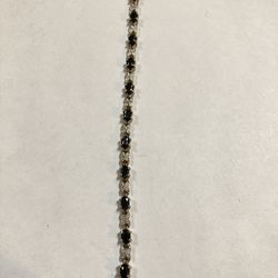 Sterling Silver Sapphire Bracelet 