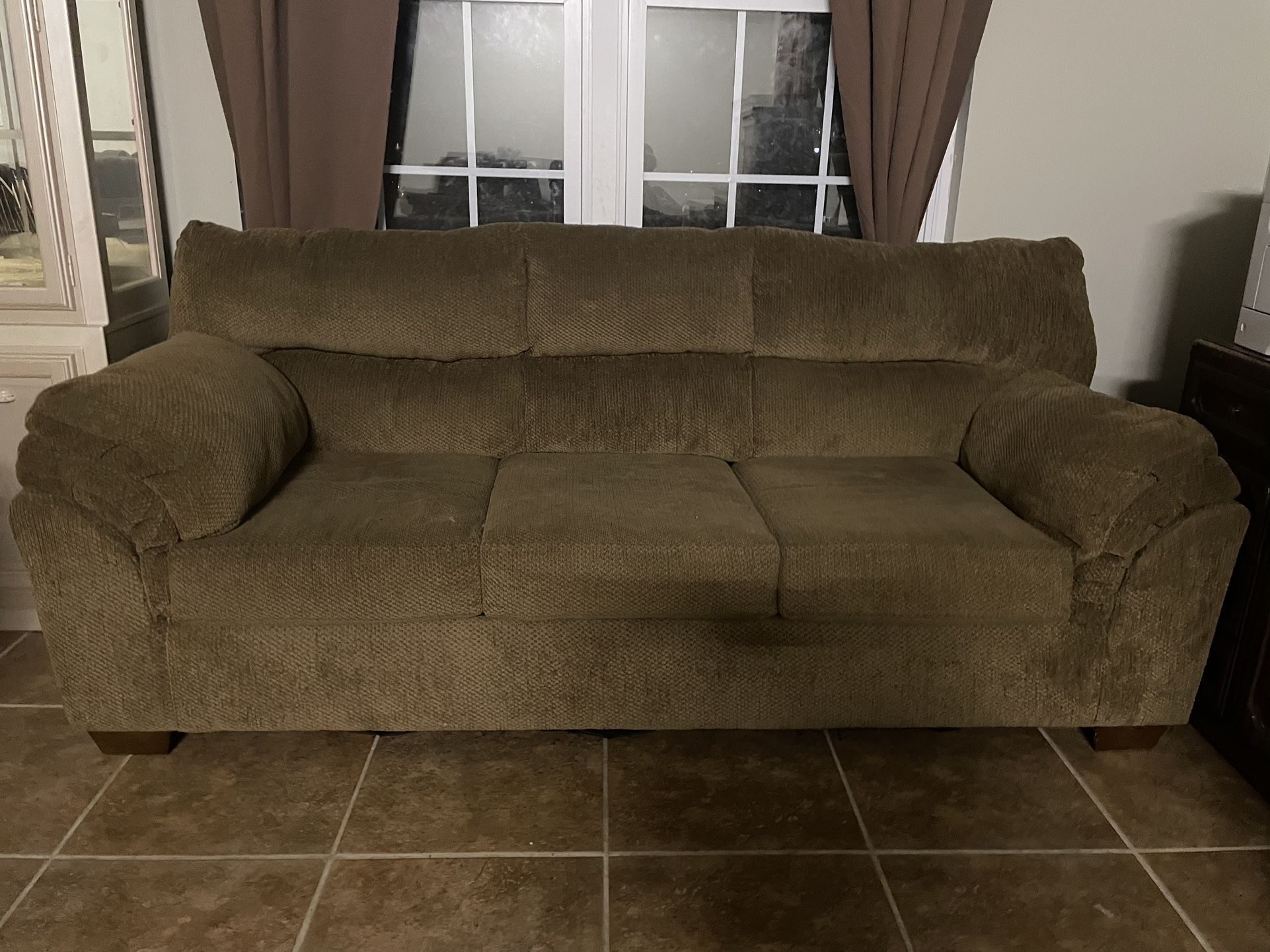 Dark Brown Couch 