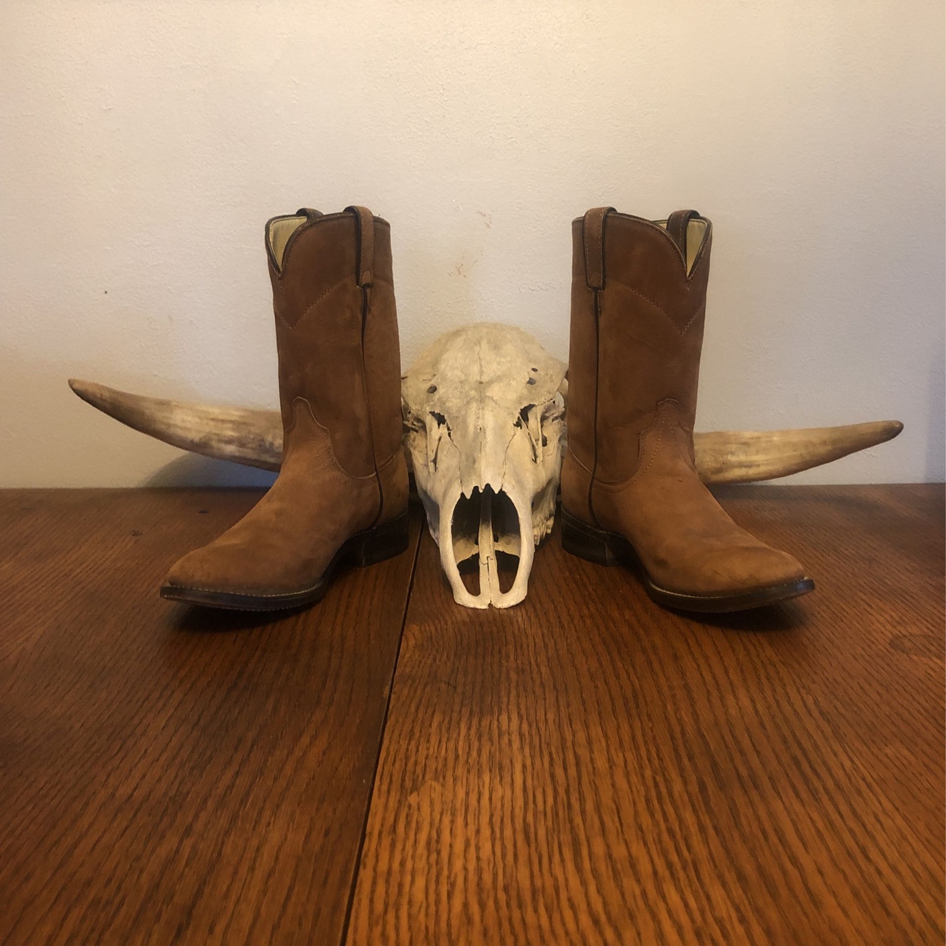 sz 8DSoft Leather Laredo Cowboy Boots #55240 Made in USA