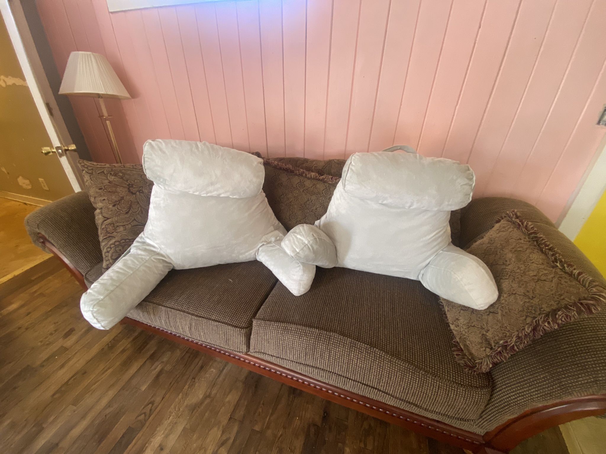 Luxury Husband Pillows – $95 Each or $180 for Both! Like New!