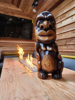 Hand Carved Wooden Sculpture (Hawaii)