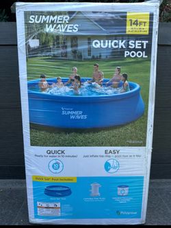 14’ x 36” Quickset Pool Set (Pump+Filter) 🚨NEW🚨