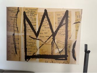 Large wall art Jean-Michel Basquiat