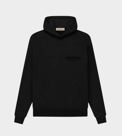 Fear of God Essentials Black Pullover Hoodie