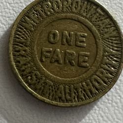 Boston Metro Transit Token