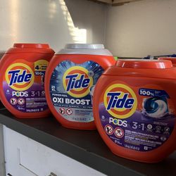 Laundry Detergent, Tide Pods, Scent Boosters 