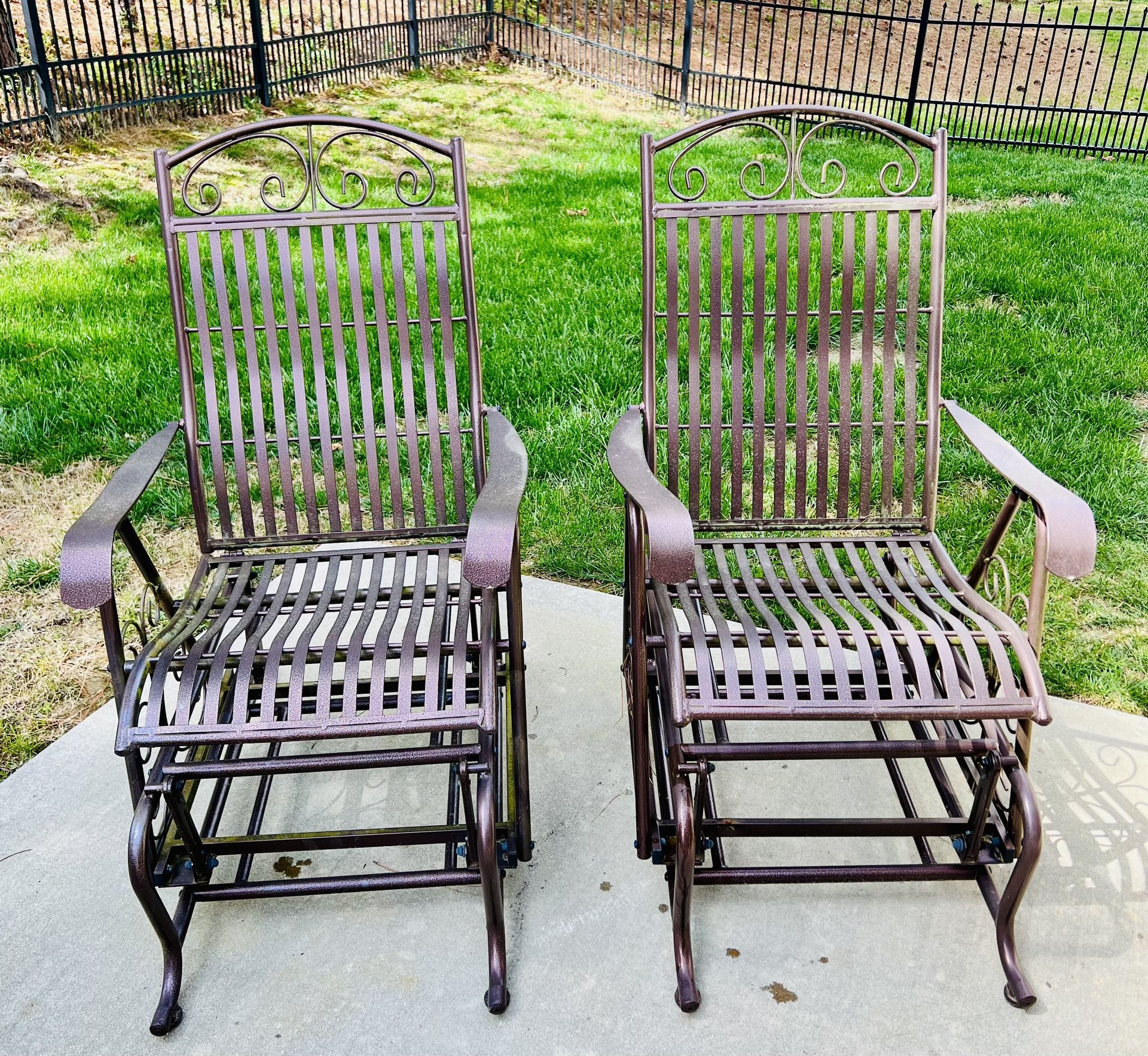 Pair Outdoor Glider Chairs for Sale in Rock Hill, SC OfferUp