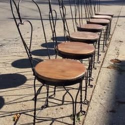 7 Vintage Ice-cream Parlor Chairs For Sale 🪑 