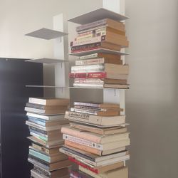 Floating Bookcases Pair Of 2