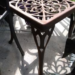 ANTIQUE CAST IRON STOOL