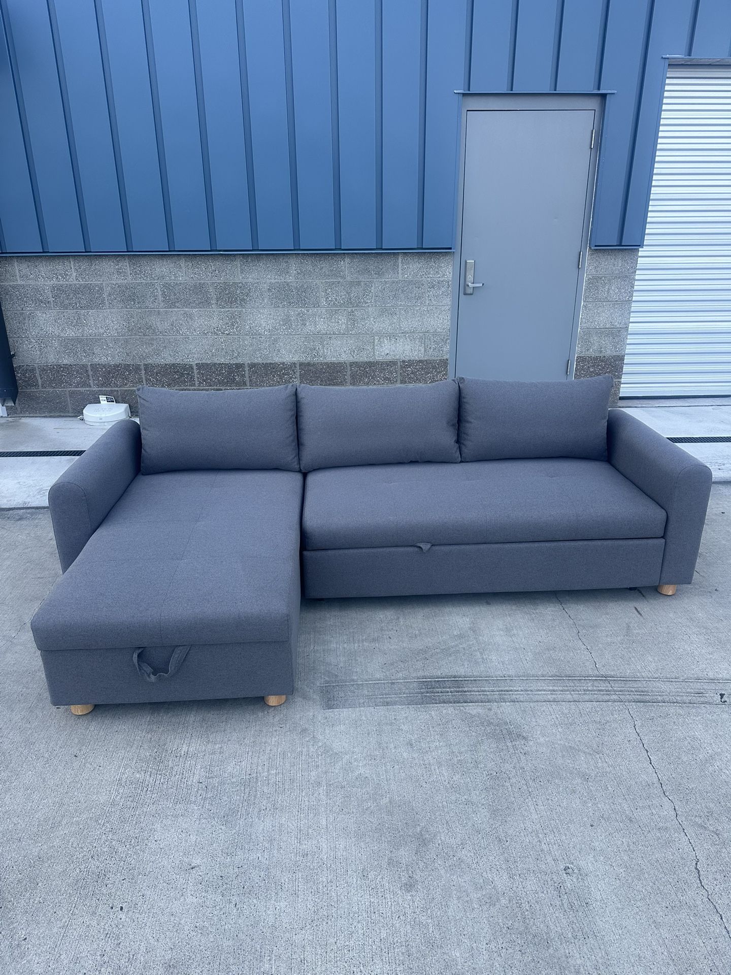 Article Nordby 104β Sleeper Sectional β Henge Gray