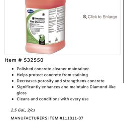 Home   Chemicals   Floor Care Concrete & Stone Brulin® TerraGreen Red Diamond Concrete Cleaner - 2.5 Gal.