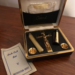  Vintage Travel Sized Sick Call Set,Catholic religious item